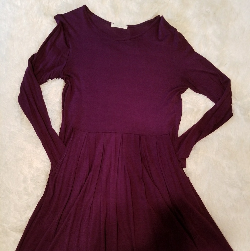 Long sleeve dress with pockets